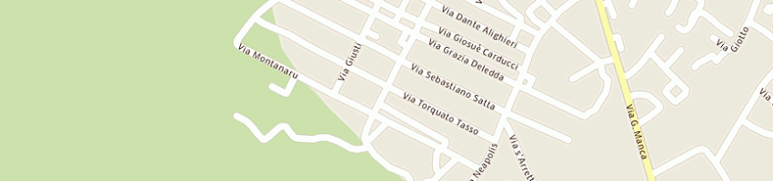Mappa della impresa dedoni antonina a TERRALBA