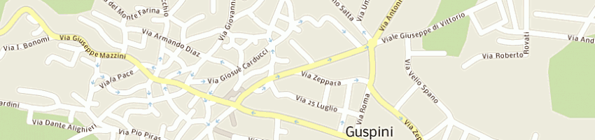 Mappa della impresa studio dentistico olla giuseppe a GUSPINI