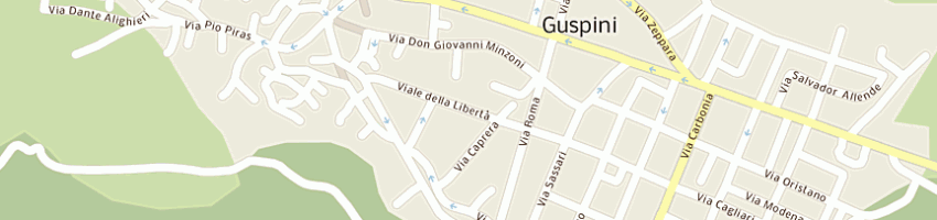 Mappa della impresa azienda usl n6 a GUSPINI