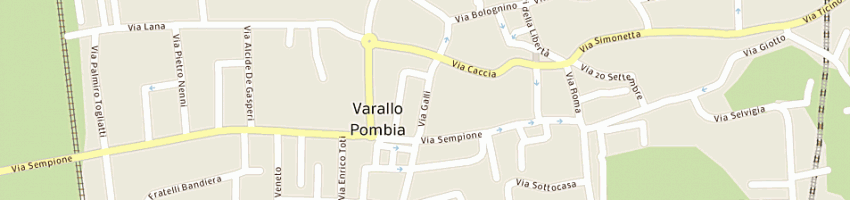 Mappa della impresa belossi cesare a VARALLO POMBIA