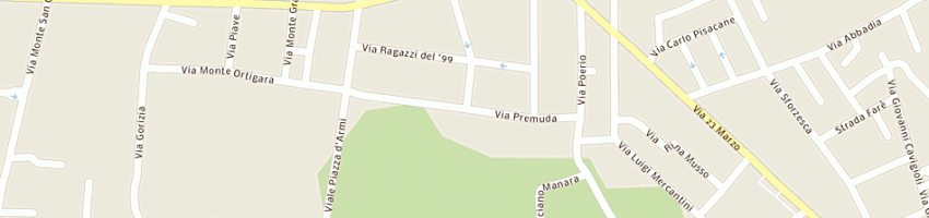 Mappa della impresa scuole pubbliche elementari direzione didattica i circolo scuola do a NOVARA