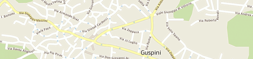 Mappa della impresa direzione didattica statale a GUSPINI
