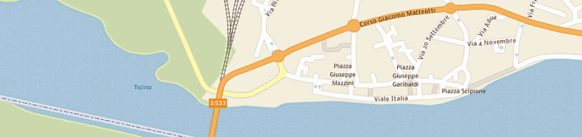 Mappa della impresa hotel david (snc) a SESTO CALENDE