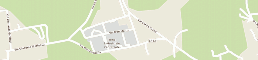 Mappa della impresa tecal snc di nalin adriano e c a CADREZZATE