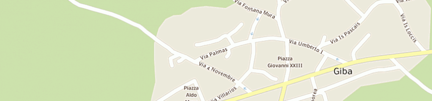 Mappa della impresa diana claudio a GIBA