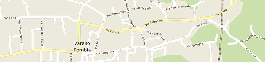 Mappa della impresa beltramea alessandra a VARALLO POMBIA