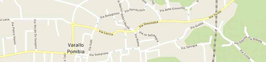 Mappa della impresa cardano combi guglielmina a VARALLO POMBIA