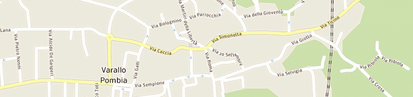 Mappa della impresa bedoni marco bigi cerruti de gaudenzi sas a VARALLO POMBIA
