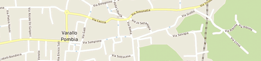 Mappa della impresa comizzoli gianni a VARALLO POMBIA
