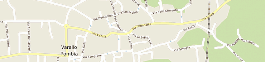 Mappa della impresa franzolin luca a VARALLO POMBIA