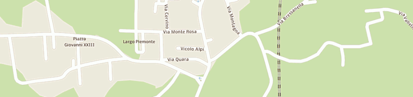 Mappa della impresa bau' graziano costruzioni edili (snc) a POMBIA