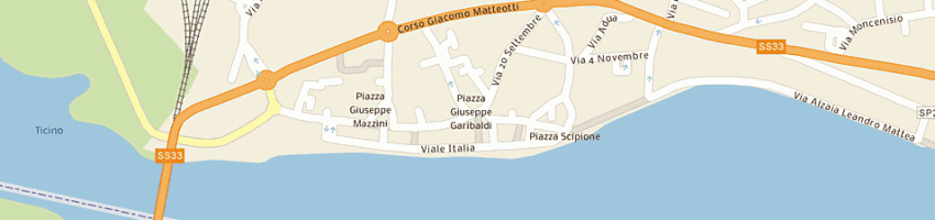 Mappa della impresa ottica errepi snc di corfini r e mainetti p a SESTO CALENDE