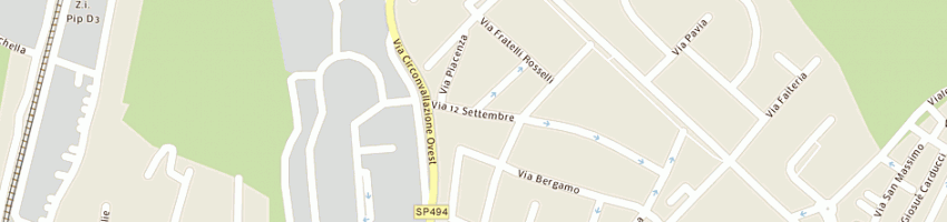 Mappa della impresa dalla pieta pier giorgio a VALENZA