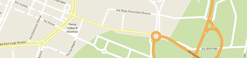 Mappa della impresa la mezzaluna snc a ALESSANDRIA