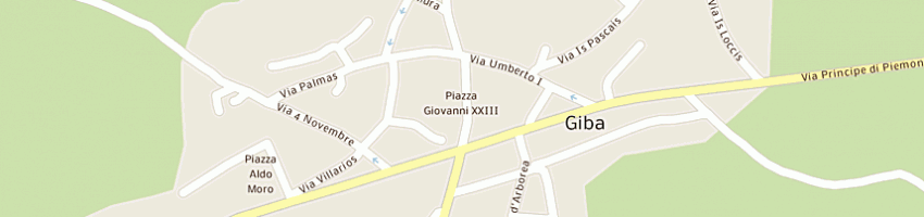 Mappa della impresa steri loredana a GIBA