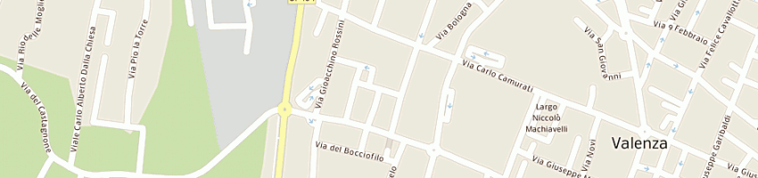 Mappa della impresa renato bertolin e c snc a VALENZA