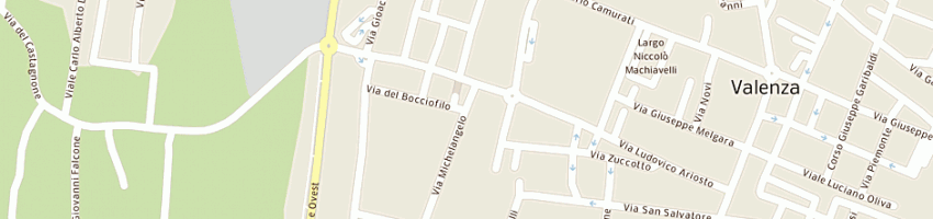Mappa della impresa robotti sas di massimo e luisella robotti e c a VALENZA