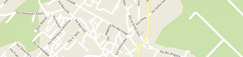 Mappa della impresa tocco patrizio a TERRALBA
