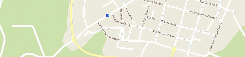 Mappa della impresa tivoli gioielli di canepari mauro e c (sas) a VALENZA