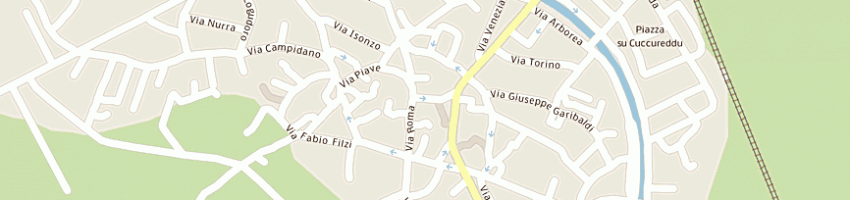 Mappa della impresa porcu antonio a MARRUBIU