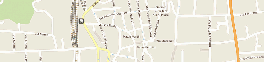 Mappa della impresa motta snc di luciano e c a OLEGGIO