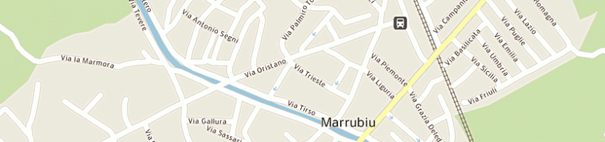 Mappa della impresa azienda agricola orflor societa' semplice a MARRUBIU