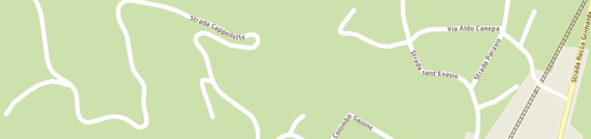 Mappa della impresa ortosano di canepa antonio a OVADA