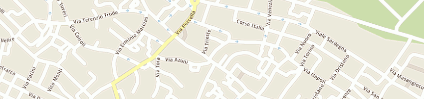 Mappa della impresa scuola elementare a TERRALBA