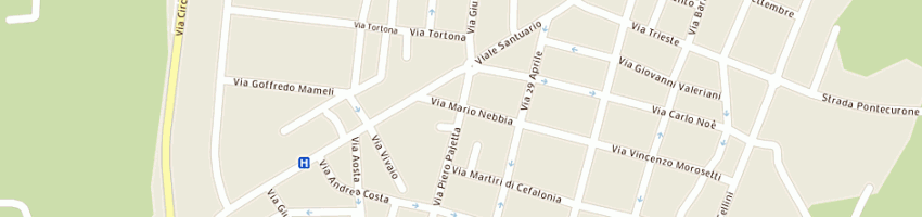 Mappa della impresa lapierre srl a VALENZA