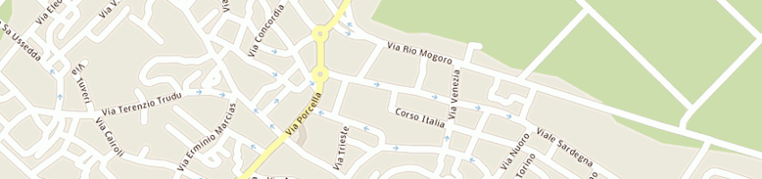 Mappa della impresa autoscuola sprint a TERRALBA