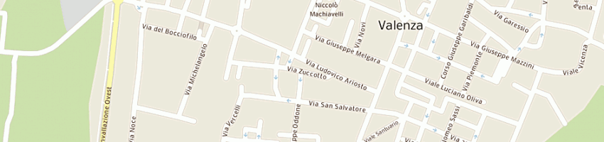 Mappa della impresa pedron auto sas a VALENZA