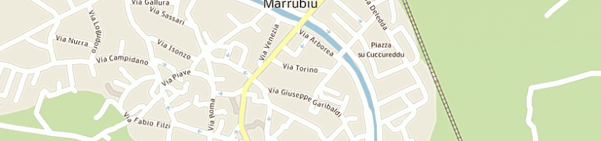 Mappa della impresa melis giuseppe a MARRUBIU