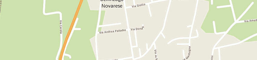 Mappa della impresa gavinelli giacomo a BELLINZAGO NOVARESE