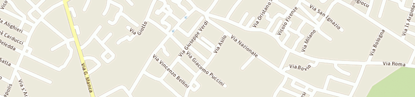 Mappa della impresa surgelati a tavola sasdi sanna paolo e c a ORISTANO