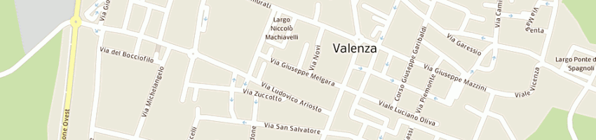 Mappa della impresa mazza enzo e c (sas) a VALENZA
