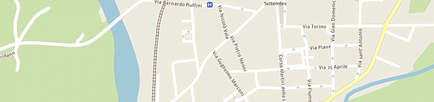 Mappa della impresa pasticceria bar claudio a OVADA