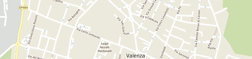 Mappa della impresa ferrari franco a VALENZA