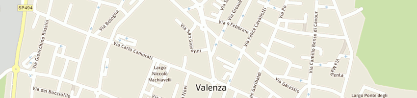 Mappa della impresa due di poletti fabrizio e c snc a VALENZA