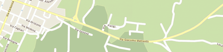 Mappa della impresa tarthes hotel srl a GUSPINI