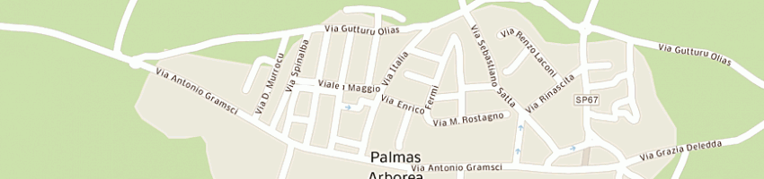 Mappa della impresa erbi' giuseppe a PALMAS ARBOREA