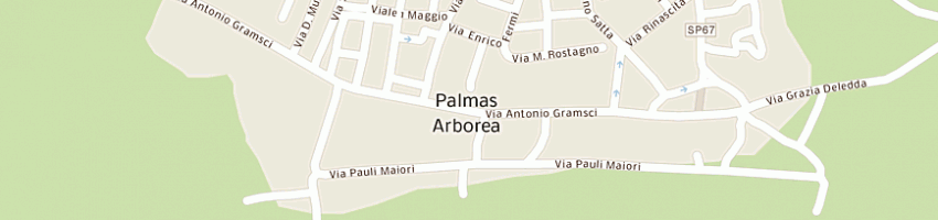 Mappa della impresa piero de muro e c sas a PALMAS ARBOREA