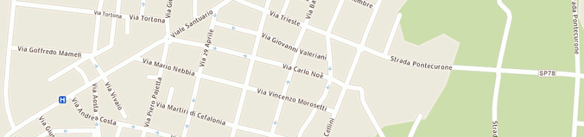 Mappa della impresa renato rodella e c sas a VALENZA