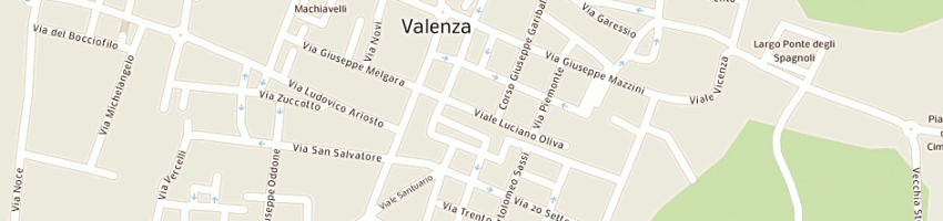 Mappa della impresa asteria srl a VALENZA