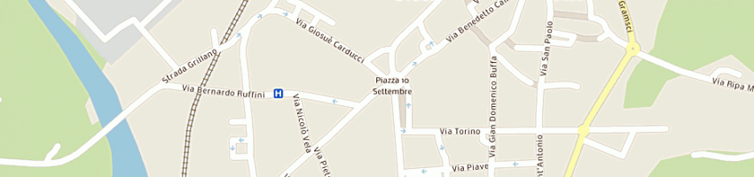 Mappa della impresa nuova carrozzeria repetto di bilotta sergio a OVADA