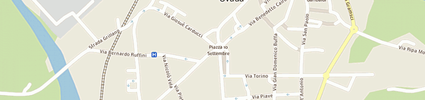 Mappa della impresa cassa di risparmio di alessandria spa a OVADA