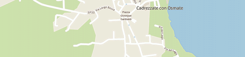 Mappa della impresa forneria del grande di pedone franca e c sas a CADREZZATE