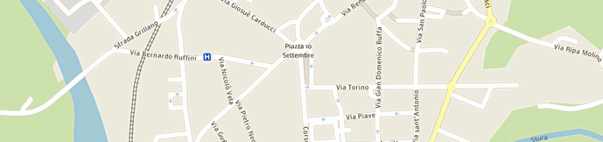 Mappa della impresa carosio teresio di carosio angelo e c snc a OVADA