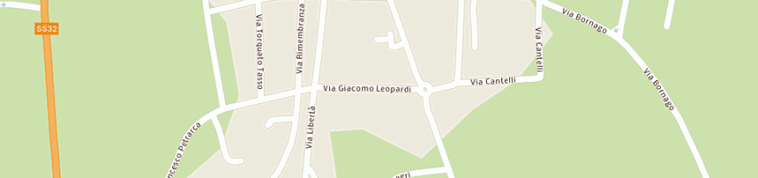 Mappa della impresa confezioni bovio di bovio cristian a BELLINZAGO NOVARESE