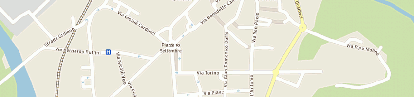 Mappa della impresa emme p - srl a OVADA