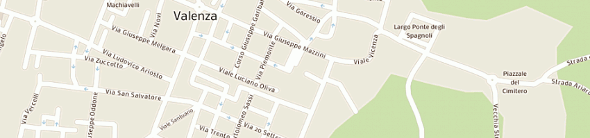 Mappa della impresa ceva giovanni a VALENZA
